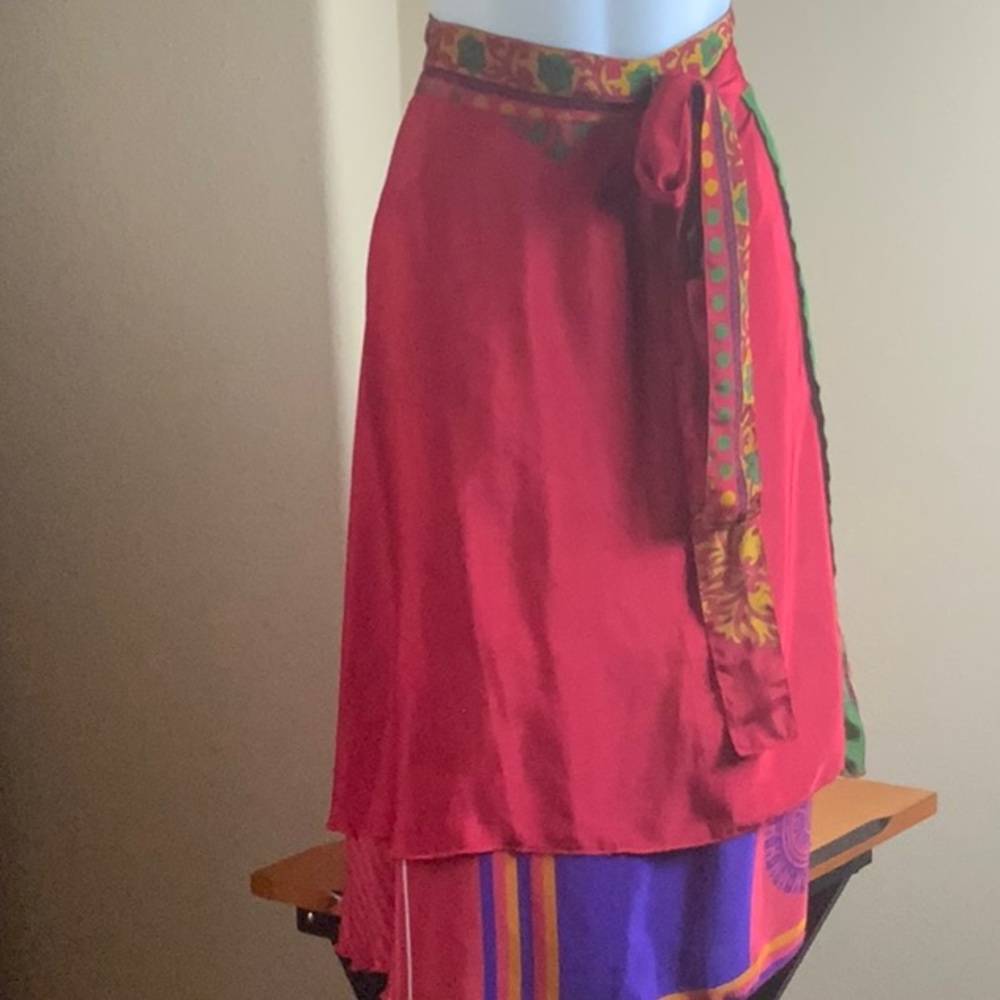 Silk Blend Versatile Wrap Skirt/Top/Dress - NWOT